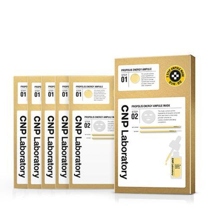 [CNP Laboratory] 2-Step Propolis Energy Ampule Mask (5 Sheets)