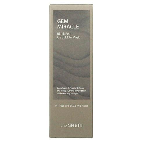 [theSAEM] Gem Miracle Black Pearl 02 Bubble Mask 105g