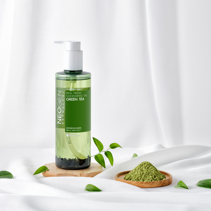 [NeoGen] DERMALOGY REAL FRESH CLEANSING OIL GREEN TEA 285ML