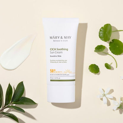 [MARY&MAY] CICA Soothing Sun Cream SPF50+ PA++++ - 50ml