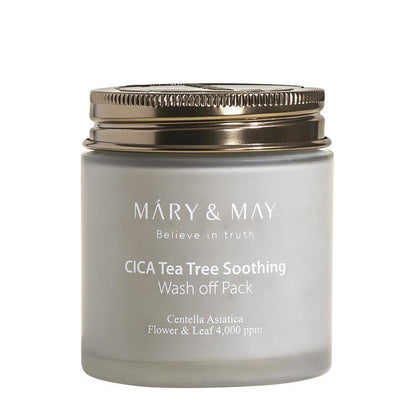 [MARY&MAY] Cica Tea Tree Soothing Vegan Wash Off Mask Pack 125g